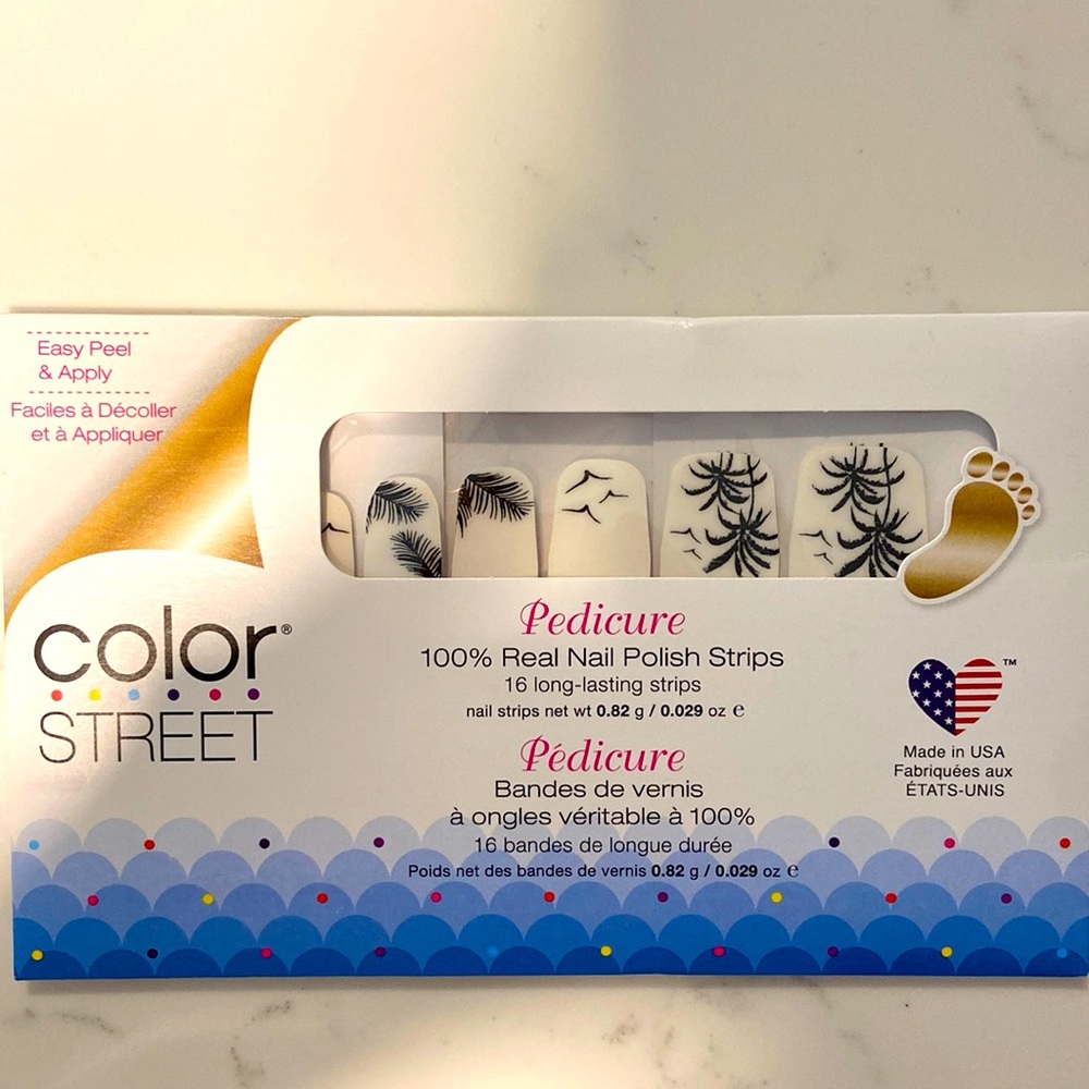 Color Street Palm Down Pedicure Set